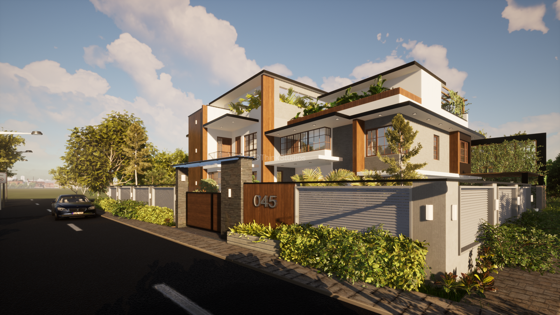 First image of the project Interior Designers in Hyderabad - Architecture Design and Interior Design_Shuja Retreat_Vishakhapatnam_HYDERABAD_Front View