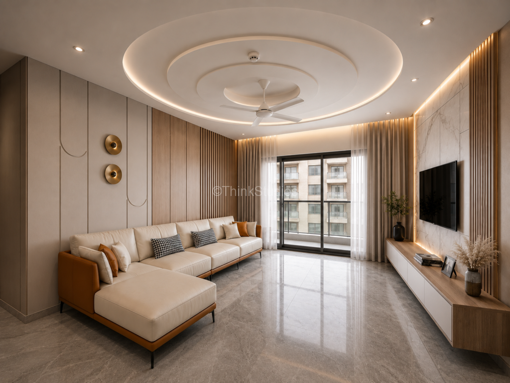 Spacious Living Room